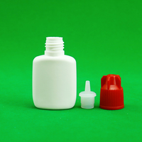 Bouteille de colle à ongles avec bouchon à vis personnalisable en plastique 6ml 8ml 10ml 12ml 18ml bouteille de colle à cils bouteilles de goutte de liquide