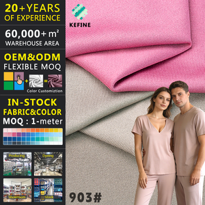 Großhandel 140 GSM Milchseide Stretch-Strickstoff 95% Polyester 5% Spandex Glatter Komfortstoff für Bekleidung Laminat - Product Image 1
