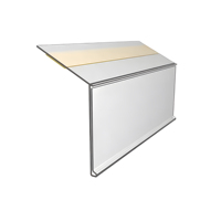 Porte-étiquette pour rayonnage gondole personnalisé, dos adhésif transparent, bandes de prix pour étagère, étagère en plastique PVC, bande de données pour étagère de supermarché