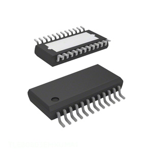 Distributeur agréé IC MOTOR CTLR 24SSOP Composants électroniques Achat TLE80803EMXUMA1 Gestion de l'alimentation (PMIC) - Product Image 1