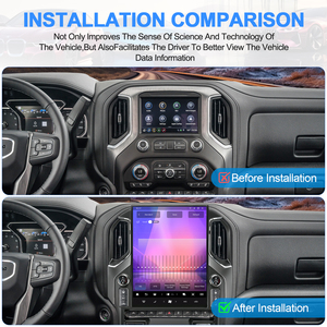 Radio Estéreo para Auto Navihua con Android, Pantalla Vertical de 15.6 Pulgadas, Navegación GPS, Sistema de Audio para Chevrolet Silverado/GMC Sierra 2019-2023 - Product Image 6