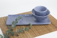 Plato Rectangular de Melamina Estilo Japandi Ecológico de 11 Pulgadas con Diseño de Hoja de Oro y Múltiples Patrones para Comida Japonesa Izakaya Yakitori y Sushi