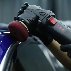 เครื่องขัดรถยนต์ทรงกลมสองจังหวะ12มม. SGCB,เครื่องขัดรถยนต์แบบสุ่มปรับความเร็วได้6ระดับบัฟเฟอร์รายละเอียดอัตโนมัติพร้อมแผ่นรองแผ่นรอง3In - Product Image 6