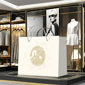 Boîte-cadeau d'écharpe de recyclage biodégradable et réutilisable en gros Accessoire exquis de ruban de sac de papier d'impression numérique pour bougie - Product Image 2