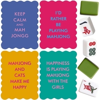 Mélangeur de tuiles de mahjong aux couleurs personnalisées, bords ondulés, en PVC épais, accessoires pour mélanger les tuiles, idéal pour les cadeaux