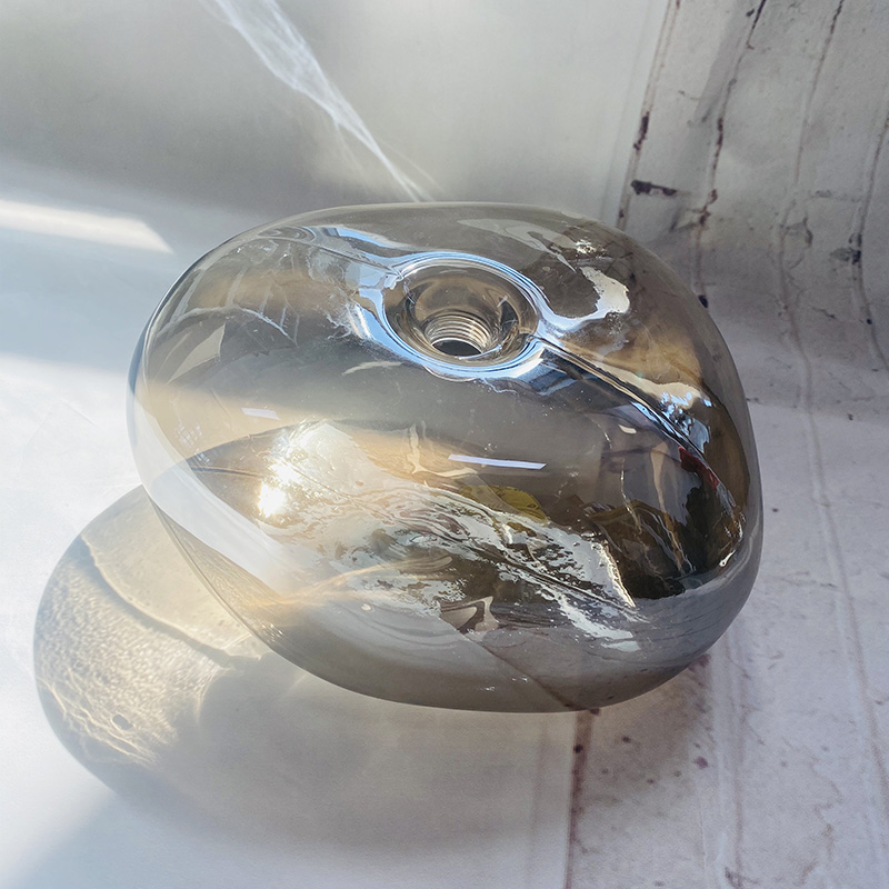 Оптовая продажа, индивидуальная форма, стеклянная лампа с винтом G9, случайная нестандартная круглая стеклянная крышка лампы