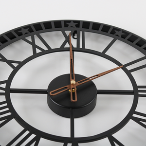 Boutique trang trí nội thất sang trọng kim loại đồng hồ treo tường thiết kế lạ mắt đồng hồ kỹ thuật số cho phòng khách phòng ngủ trang trí kim hiển thị nhà máy - Product Image 2