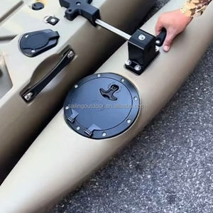 <span class=keywords><strong>Flotteur</strong></span> d'équilibre portable en LDPE pour kayak, dispositif de flottabilité court rotomoulé pour utilisation en mer et en rivière, support de rangement multifonctionnel - Product Image 5