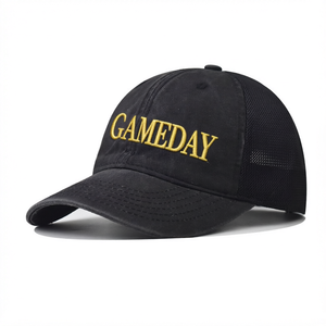Casquette de Jour de Match pour Femmes et Hommes, Casquettes Vintage Brodé Football Softball Basketball, Chapeaux Coupe du Monde de Football, Cadeaux - Product Image 5