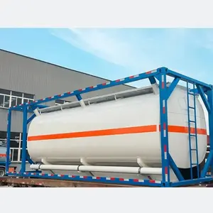 工厂定制20英尺40英尺油轮集装箱碳钢异油罐框架集装箱