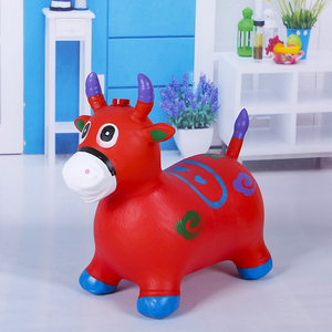 Vente en gros de jouets gonflables en PVC, animaux sauteurs licorne sans musique - Product Image 4