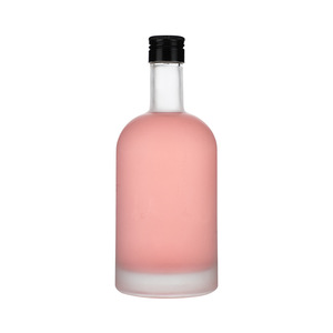 Bouteilles en verre mat de qualité supérieure pour spiritueux, avec bouchons hermétiques inviolables ou bouchons en liège, pour vin <span class=keywords><strong>maison</strong></span>, kombucha et boissons froides - Product Image 1