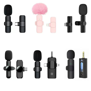 Micrófono inalámbrico portátil personalizado de 40Hz ~ 9kHz, reducción de ruido y a prueba de viento para transmisión en vivo al aire libre - Product Image 4