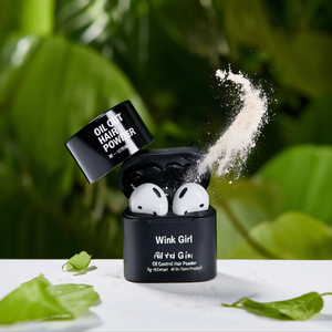 Wink Girl Oil Control Hair Powder 5g Rice Extract Matte Finish All Skin Types Hair Care Product - Product Image 3