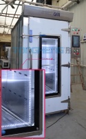Pot rempli de substrat de champignon en métal en acier inoxydable pasteurisateur vapeur armoire machine avec four à anneau en silicone