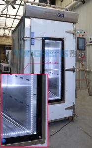 Máquina de gabinete de vapor pasteurizador de tarro relleno de sustrato de seta de Metal de acero inoxidable con horno de anillo de silicona - Product Image 5