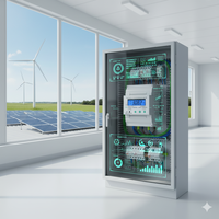 Medidor inteligente de electricidad con pantalla LCD montado en riel electrónico monofásico Modbus RS485 remoto 220V