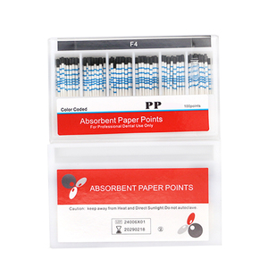 Sıcak Satış Manuel <span class=keywords><strong>Gutta</strong></span> Perka Uçları F1/F2/F3/F4/F5 Emici Saf Pamuklu Kağıt Uçlar - Product Image 4