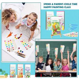 Peinture à l'aquarelle Livres de coloriage Peinture sans gâchis avec activités de voyage à l'eau Art Party Favor Exchange Cadeaux d'<span class=keywords><strong>anniversaire</strong></span> pour les enfants - Product Image 5