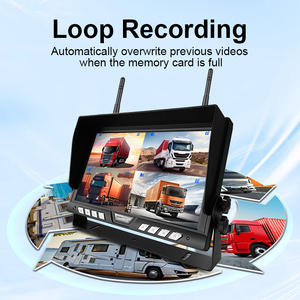 Dual Antenna 4 Channel 10.1 Inch Monitor Built in DVR Recorder Digital <b>Wireless</b> Backup <b>Camera</b> System for Pickup Truck <b>Wireless</b>-1 - Product Image 4