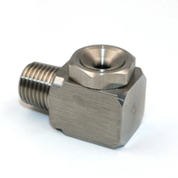 Boquilla de Pulverización Tangencial de Acero Inoxidable Huajue de 3/8 Pulgadas, Tipo Estándar, Ángulo de Pulverización de 51-144 Grados, Boquilla de Pulverización de Cono Hueco