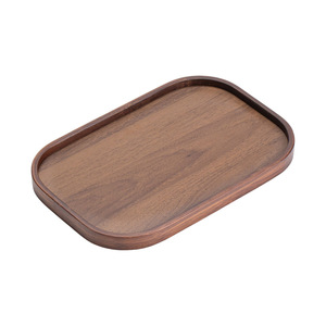 Plateau de service en bambou couleur unie pour thé, café, usage hôtelier, assiette sectionnée FS025885 - Product Image 5