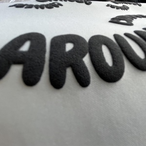 100% Cotton Knitted Casual <strong>3D</strong> Puff <strong>Printing</strong> Oversized <strong>T</strong>-<strong>Shirt</strong> with Custom Logo and <strong>3D</strong> Embossing - Product Image 3
