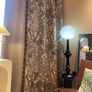 Nouveau <span class=keywords><strong>rideau</strong></span> d'épissure de motif de marée de mer de nuage de bon augure en trois dimensions jacquard de style chinois - Product Image 1