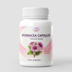 Cápsulas de Equinácea de Marca Privada OEM ODM, 800 mg por Porción, Suplemento Nutricional Diario, Suplemento Dietético Antioxidante - Product Image 1