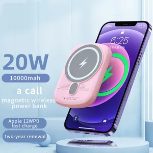 電話ポータブルポリクロームピンクPurple50000Mah 100000Mah高品質高速充電超薄型磁気ワイヤレスパワーバンク