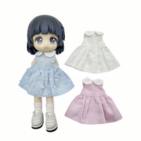 Robe de poupée une pièce à la mode de style occidental Ob11 pour poupée YMY à l'échelle 1/12, convient aux vêtements de poupée Si 2.0 Little Naughty Molly