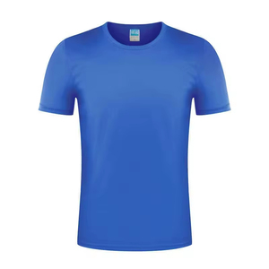 Custom Printing Wholesale <b>Plain</b> Knitted T-Shirts Sublimation Blank <b>Tee</b> Shirt Men's T-Shirt <b>White</b> Men's 100% Polyester T-Shirts - Product Image 1
