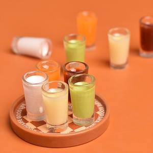 Mini Jarra para Jugo y Taza para Leche, Adorno de Resina para Manualidades, Decoración de Cocina en Miniatura - Product Image 6