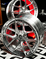 JJSEES Jantes de voiture en alliage d'aluminium brossé forgé sur mesure 18-24 pouces 5x112-5x130 pour BMW E46 E90 F30 F10