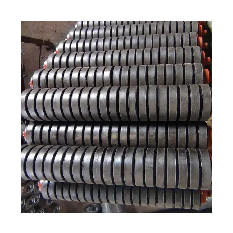 Sıcak satış Spiral mühür konveyör rulo 108*375 beton istifleme için tampon kauçuk avara