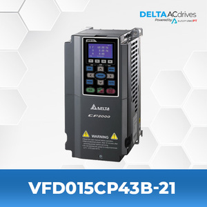 ไดรฟ์ปรับความถี่ VFD CP2000 ซีรีส์ รุ่นใหม่ 100% VFD015CP43B-21 1.5KW 2HP 460VAC 4.2A มีสินค้าในสต็อก - Product Image 2