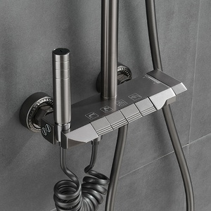 Ensemble de douche mural 2024 à prix abordable, chaud/froid, en aluminium, de bonne qualité, style <span class=keywords><strong>piano</strong></span> - Product Image 2