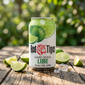 Private Label RTD Flavored Cocktail OEM/ODM Service Red Tiger Lime Hard Soda 330ml Can Premium Alcoholic Drink 7% ABV 18-Month - Product Image 2