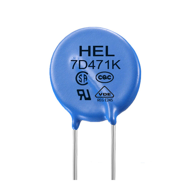 Hel Varistor HEL 7D471K Zinc Oxide Varistor lightning Surge protection Absorber 07d471k Factory Wholesale