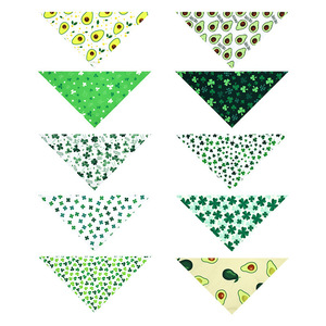Bavoirs pour animaux de compagnie Yisi, foulard triangulaire d'été, style hawaïen, imperméable, respirant, lavable pour chats et chiens - Product Image 3