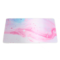 Tapis de souris avec bord cousu, tapis de souris confortables avec base en caoutchouc antidérapante, tapis de souris lavables en vrac avec tissu confortable
