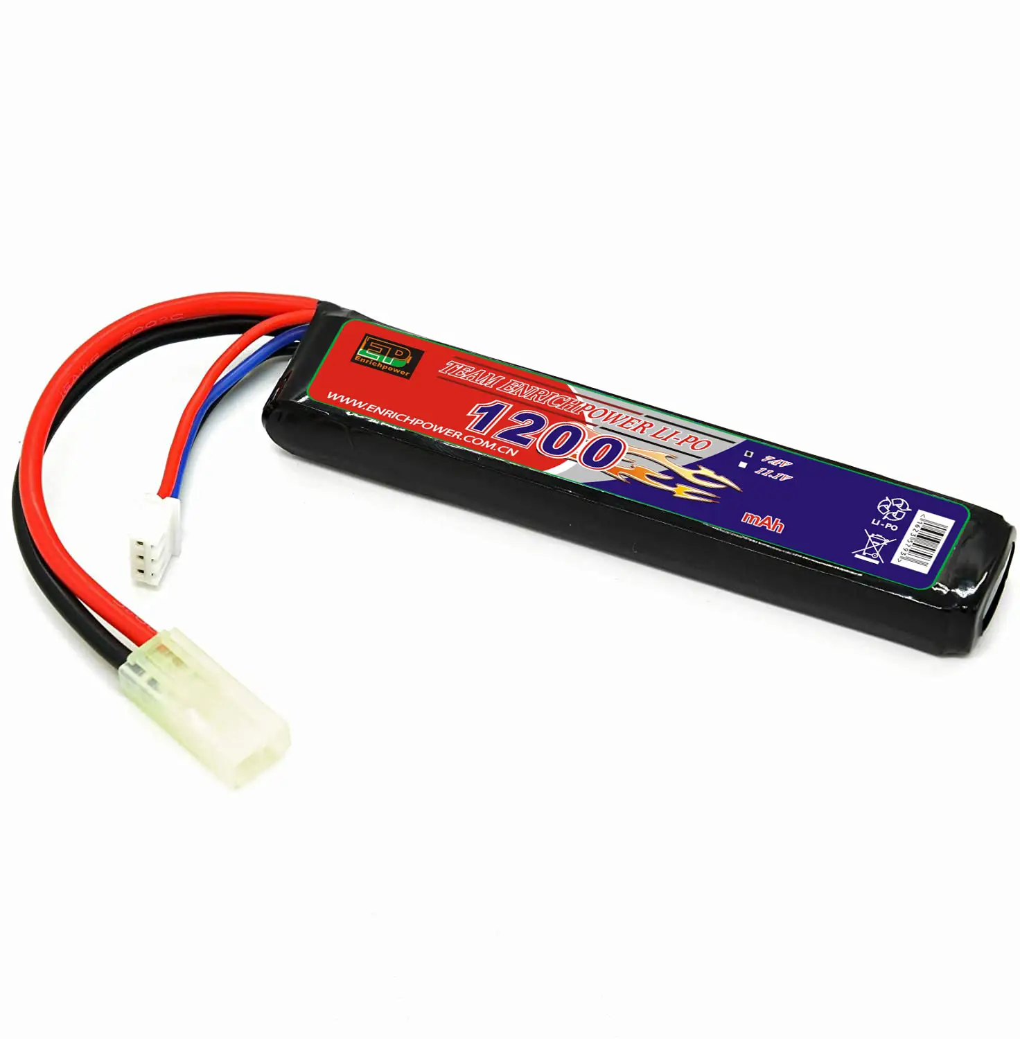 7.4v lipo stick battery