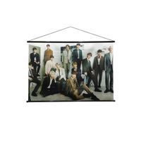 Marchandises Kpop personnalisées, grand poster en toile suspendu, images suspendues, posters muraux Kpop, rouleau mural Kpop pour Bangtan Boys