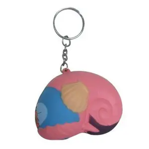 PU Snail Keychain Stress Ball Squeeze Snail Stress Reliever Toy