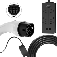 Type1 V2L connecteur de câble EV Portable Version américaine J1772 GBT Type 2 adaptateur de prise nouveau chargeur bidirectionnel en plastique