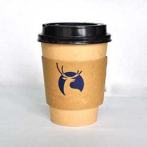 Manchons de tasse en plastique PVC transparent personnalisés pour café 9oz 10oz avec support isotherme cadeau Kpop Cupsleeve - Product Image 1