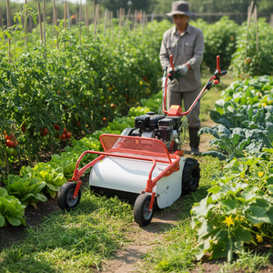 heavy duty slope diesel <strong>power</strong> <strong>brush</strong> cutting tracked flail mower walk behind lawn mower - Product Image 6