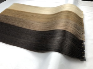 Extensiones de Cabello Humano Virgen Remy con Cinta Adhesiva Invisible de Doble Trama, Sin Costuras, en Oferta - Product Image 2