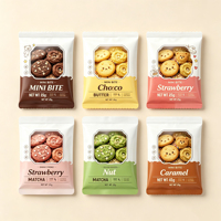 Sachet d'emballage alimentaire personnalisé OEM imprimé, pochette oreiller de qualité alimentaire pour barres énergétiques, barres protéinées, biscuits, fruits secs