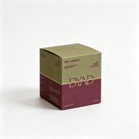 Boîte en papier pliable personnalisée, boîte de luxe pour bougies, parfums, cosmétiques, bijoux, boîte cadeau rigide avec aimant, boîte avec insert en mousse personnalisé